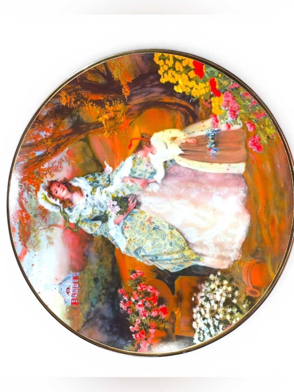 Elizabeth Bob Guge Collectible Bridal Plate #2449M Vintage 1986 - Picture 4 of 7